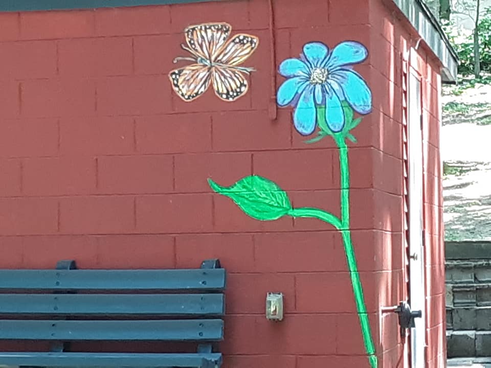 custom painted outside walls