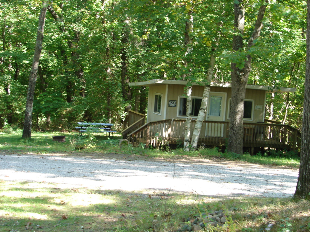 Enjoy the luxury of cabin #3 It sleeps 2 with a microwave and refrigerator. 